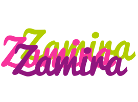 Zamira flowers logo