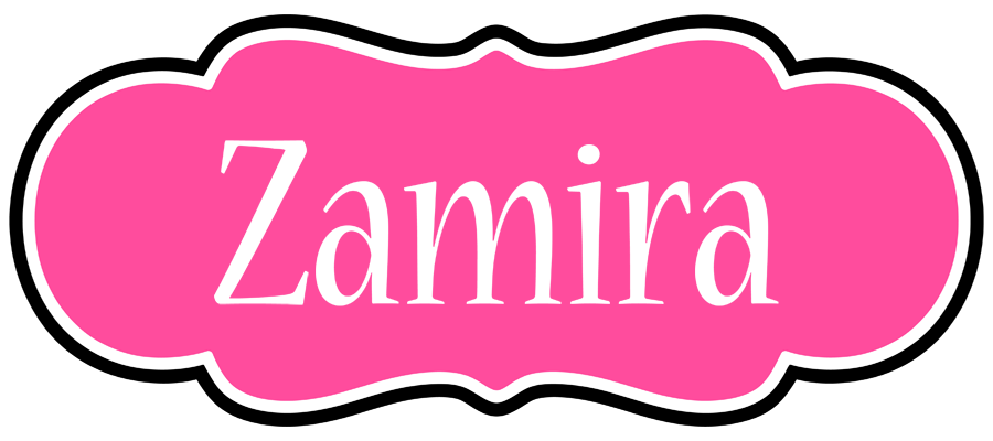 Zamira invitation logo