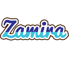 Zamira raining logo