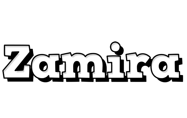 Zamira snowing logo