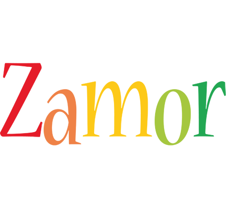 Zamor birthday logo