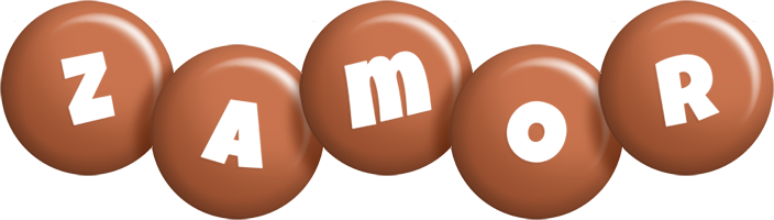 Zamor candy-brown logo