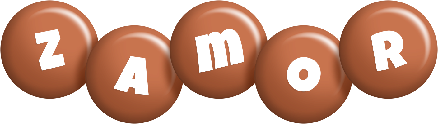 Zamor candy-brown logo