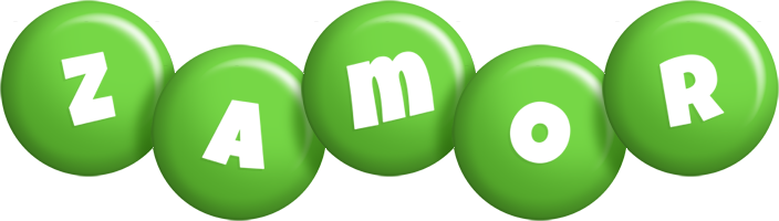 Zamor candy-green logo