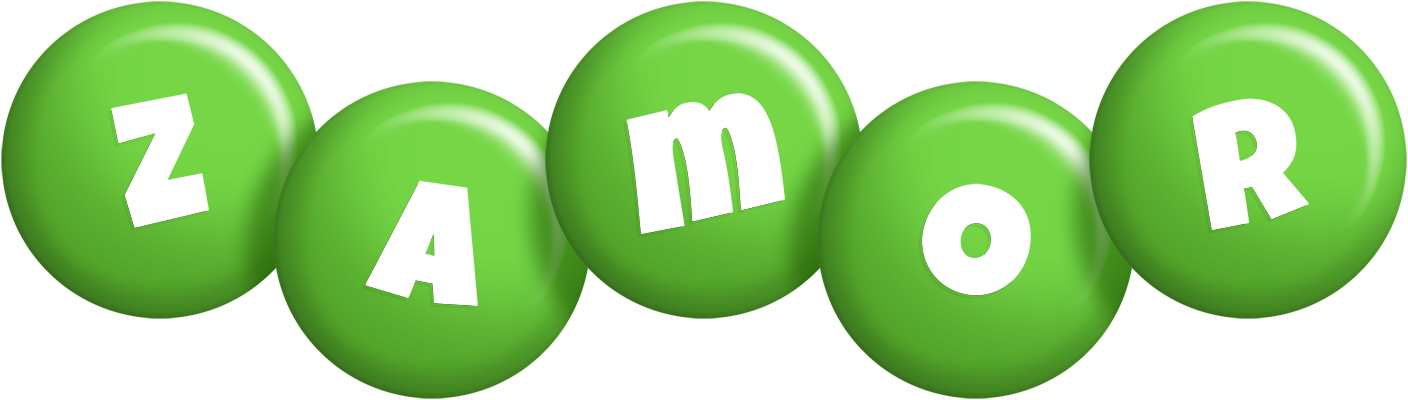 Zamor candy-green logo
