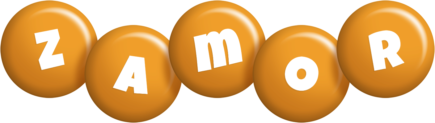 Zamor candy-orange logo