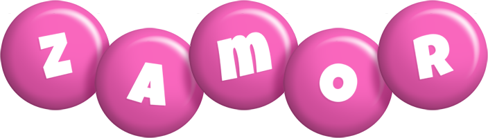 Zamor candy-pink logo