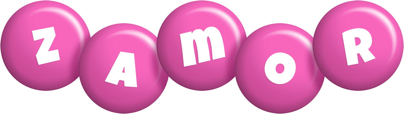 Zamor candy-pink logo