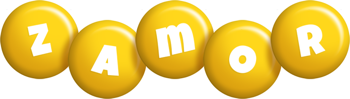 Zamor candy-yellow logo