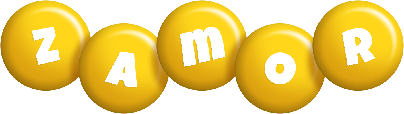 Zamor candy-yellow logo