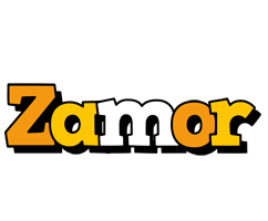 Zamor cartoon logo
