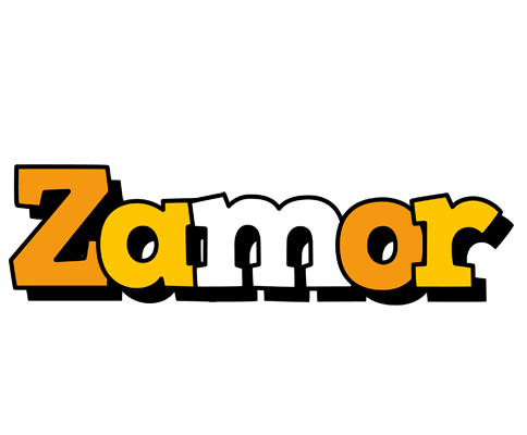 Zamor cartoon logo