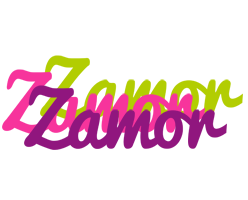Zamor flowers logo