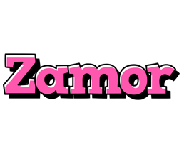 Zamor girlish logo