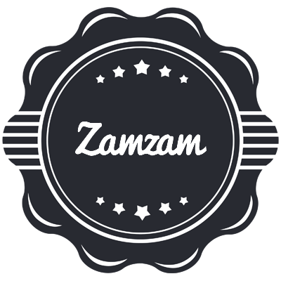 Zamzam badge logo