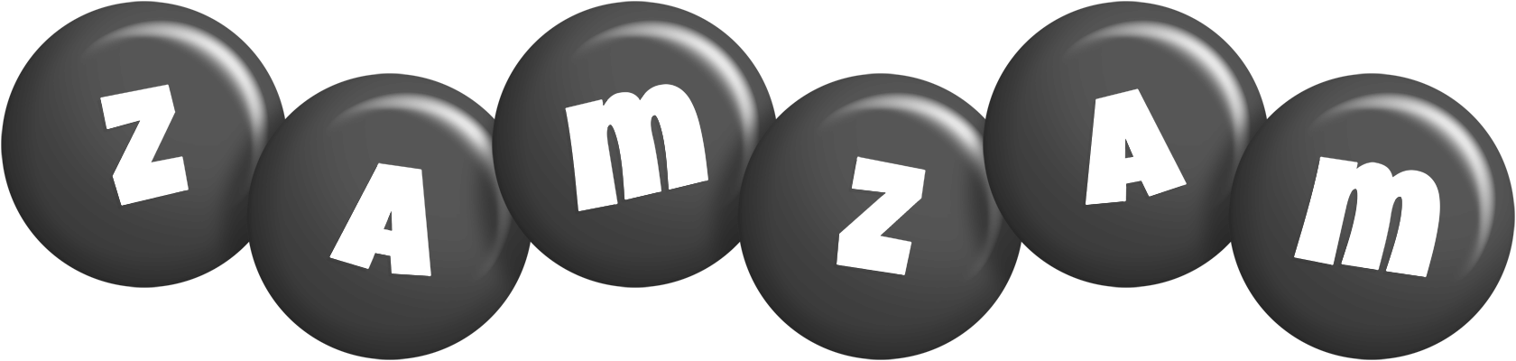 Zamzam candy-black logo