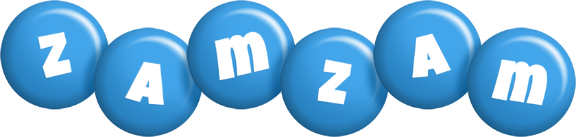 Zamzam candy-blue logo