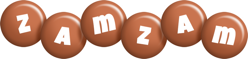 Zamzam candy-brown logo