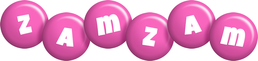 Zamzam candy-pink logo