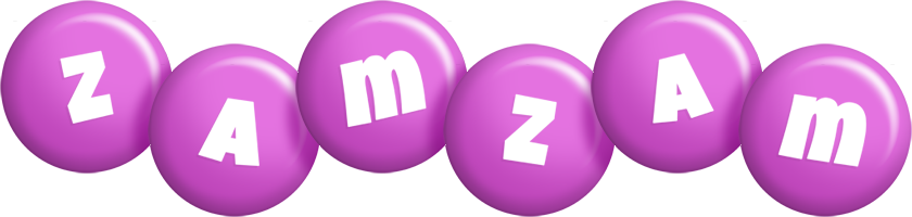 Zamzam candy-purple logo
