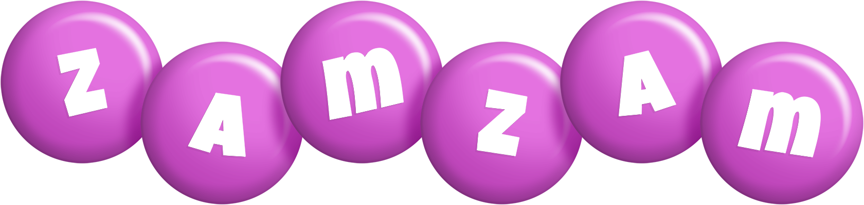 Zamzam candy-purple logo