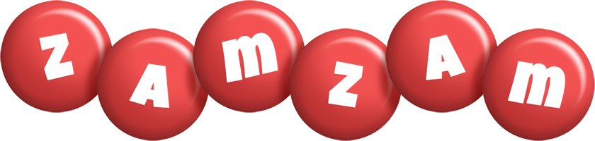 Zamzam candy-red logo