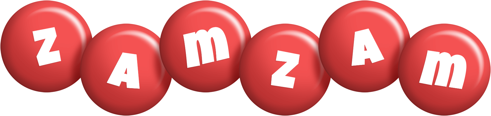 Zamzam candy-red logo