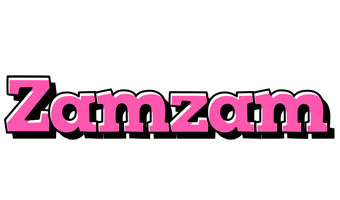 Zamzam girlish logo