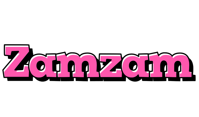 Zamzam girlish logo