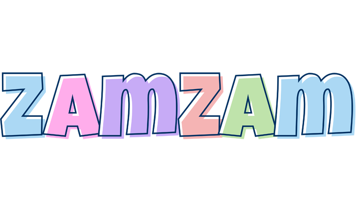 Zamzam pastel logo