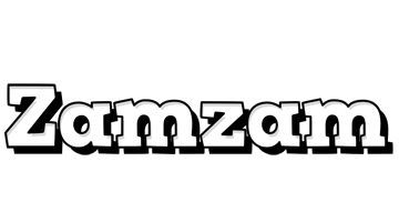Zamzam snowing logo