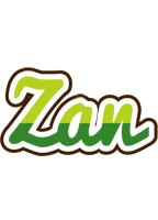 Zan golfing logo