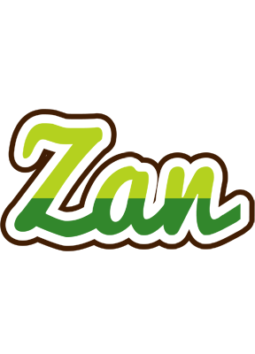 Zan golfing logo