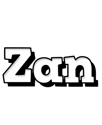 Zan snowing logo