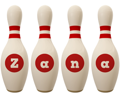 Zana bowling-pin logo