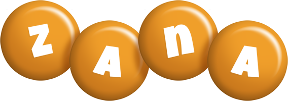 Zana candy-orange logo
