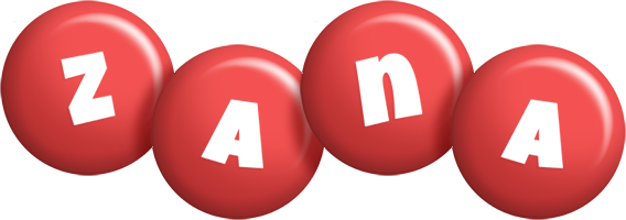 Zana candy-red logo