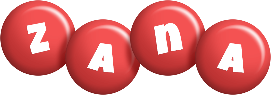 Zana candy-red logo