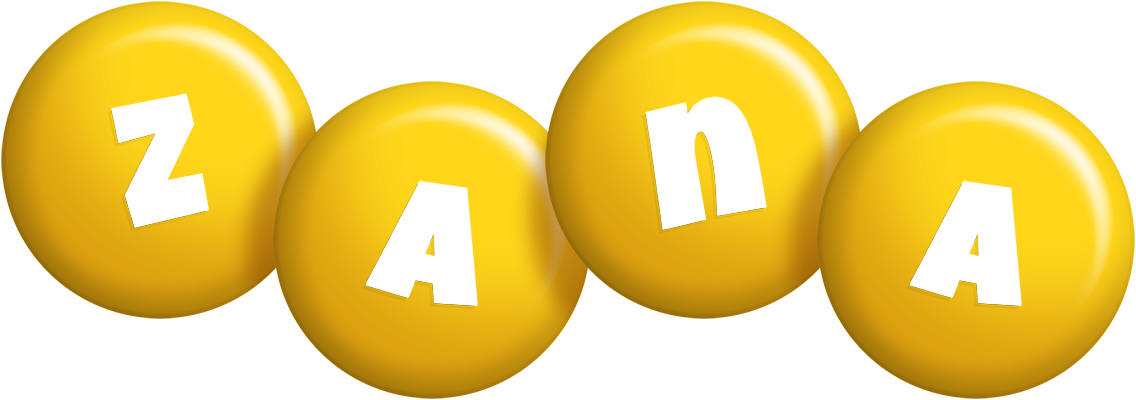 Zana candy-yellow logo