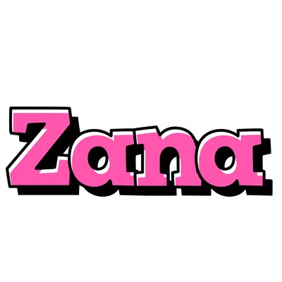 Zana girlish logo