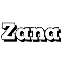 Zana snowing logo