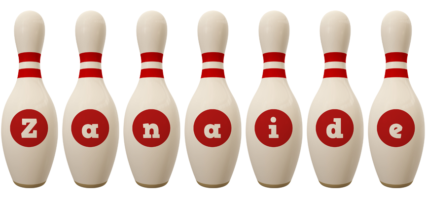 Zanaide bowling-pin logo