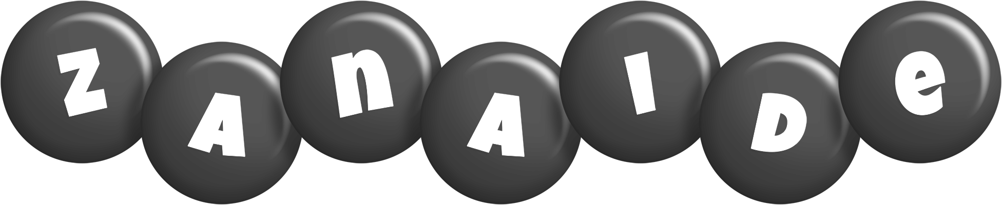 Zanaide candy-black logo