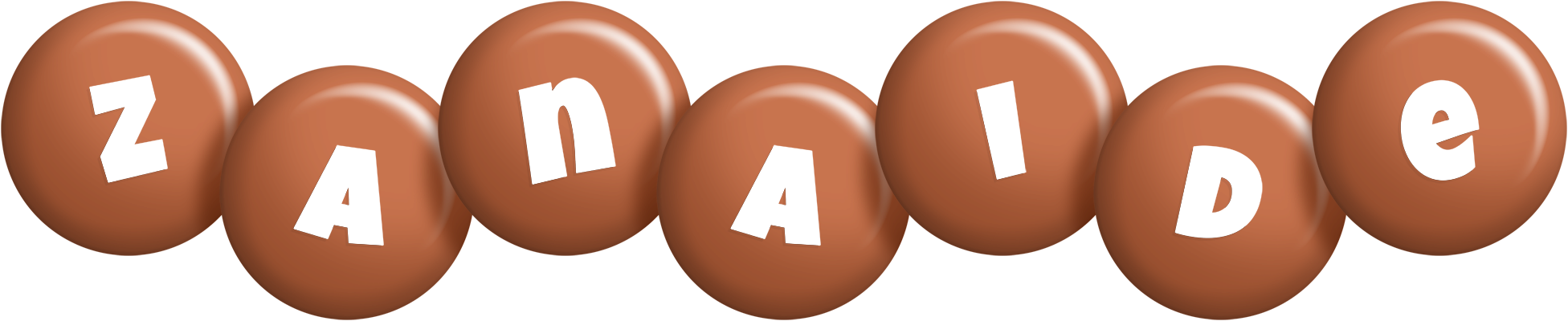 Zanaide candy-brown logo