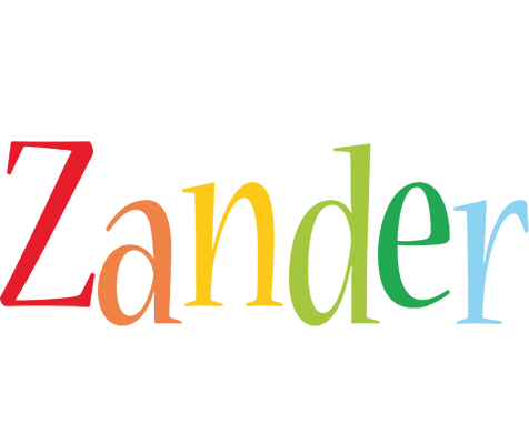 Zander birthday logo