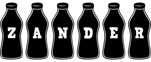 Zander bottle logo