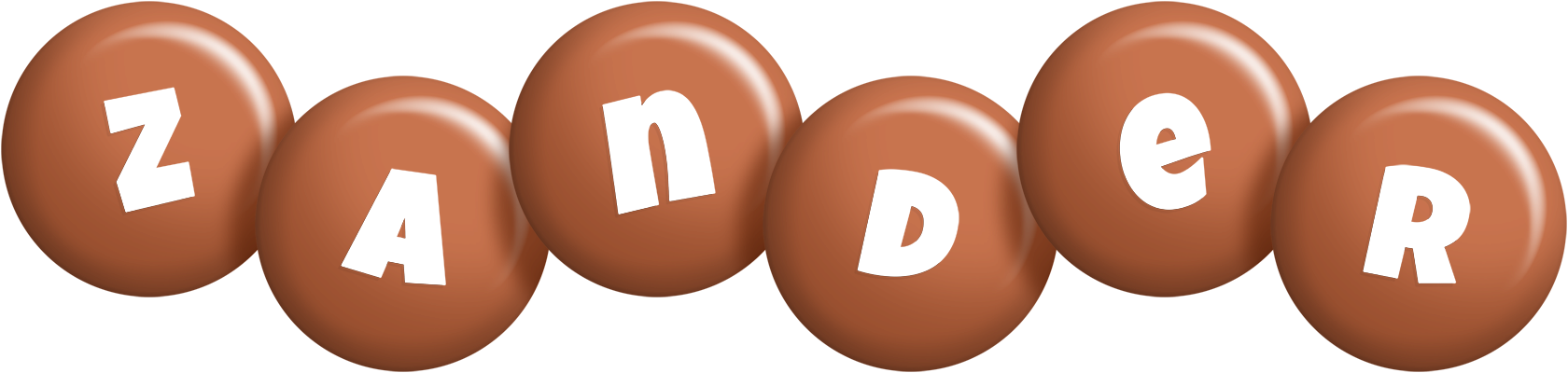Zander candy-brown logo