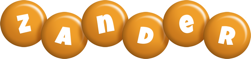 Zander candy-orange logo
