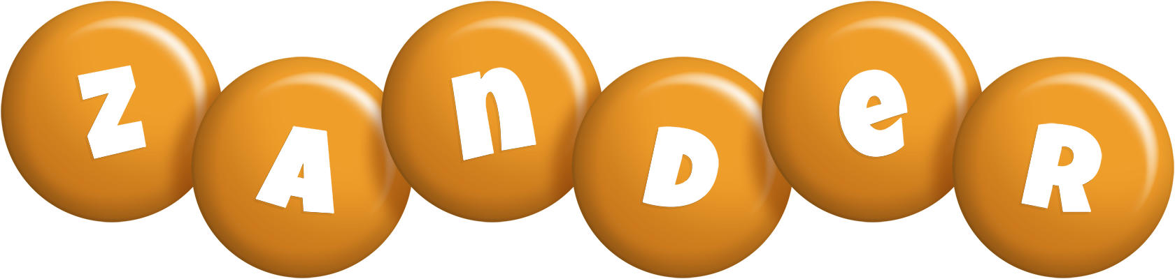 Zander candy-orange logo