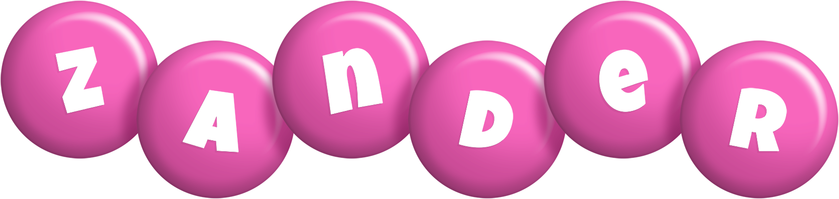Zander candy-pink logo